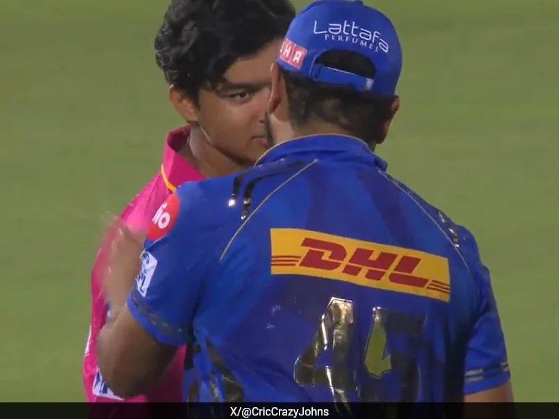 Rohit Sharma's Incredible Gesture For 14-Year-Old RR Star After 2-Ball Duck