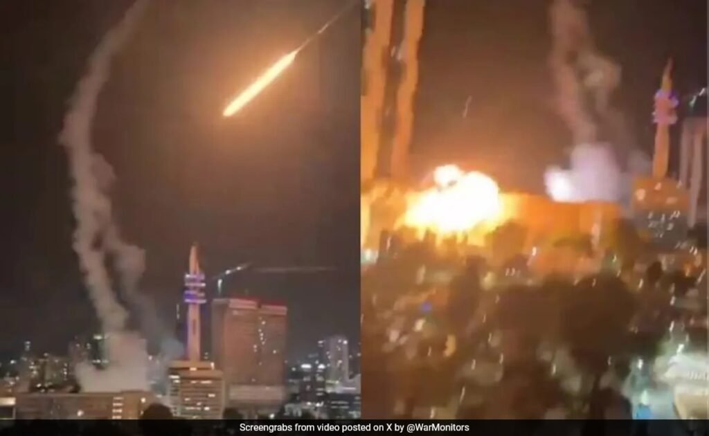 Video Shows Moment Iran Missile Breached Iron Dome, Hit Israel Defence HQ