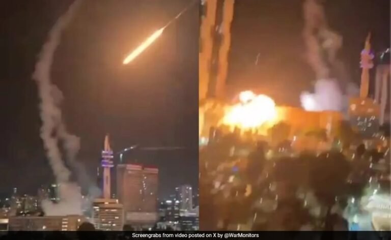 Video Shows Moment Iran Missile Breached Iron Dome, Hit Israel Defence HQ