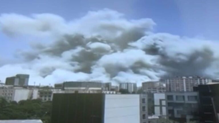 Massive Israeli Attack On Iran, Plume Of Smoke Seen Above Tehran Skyline