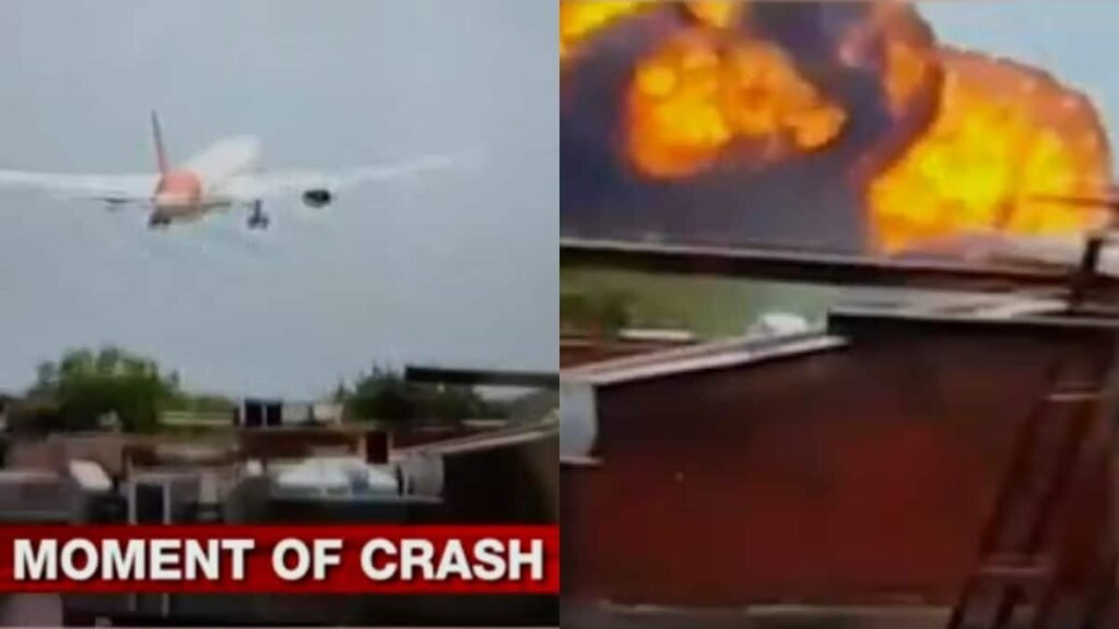 Video Shows Moment Air India Ahmedabad-London Plane Crashed After Takeoff