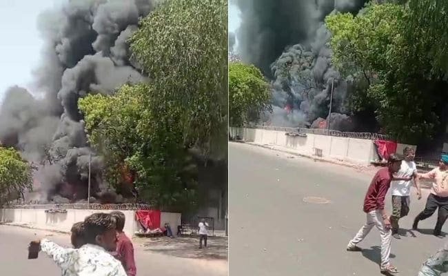New Video Shows Lone Survivor Walking Out Of Burning Air India Crash Site