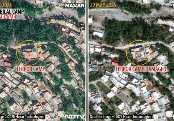 Exclusive: Satellite Pics Show India Attack Split Pak Terror Camps Into Half