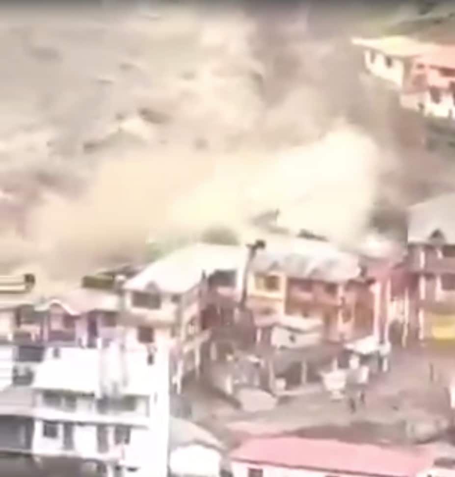 Video: Raging River Swallows Homes In Uttarakhand Cloudburst Horror