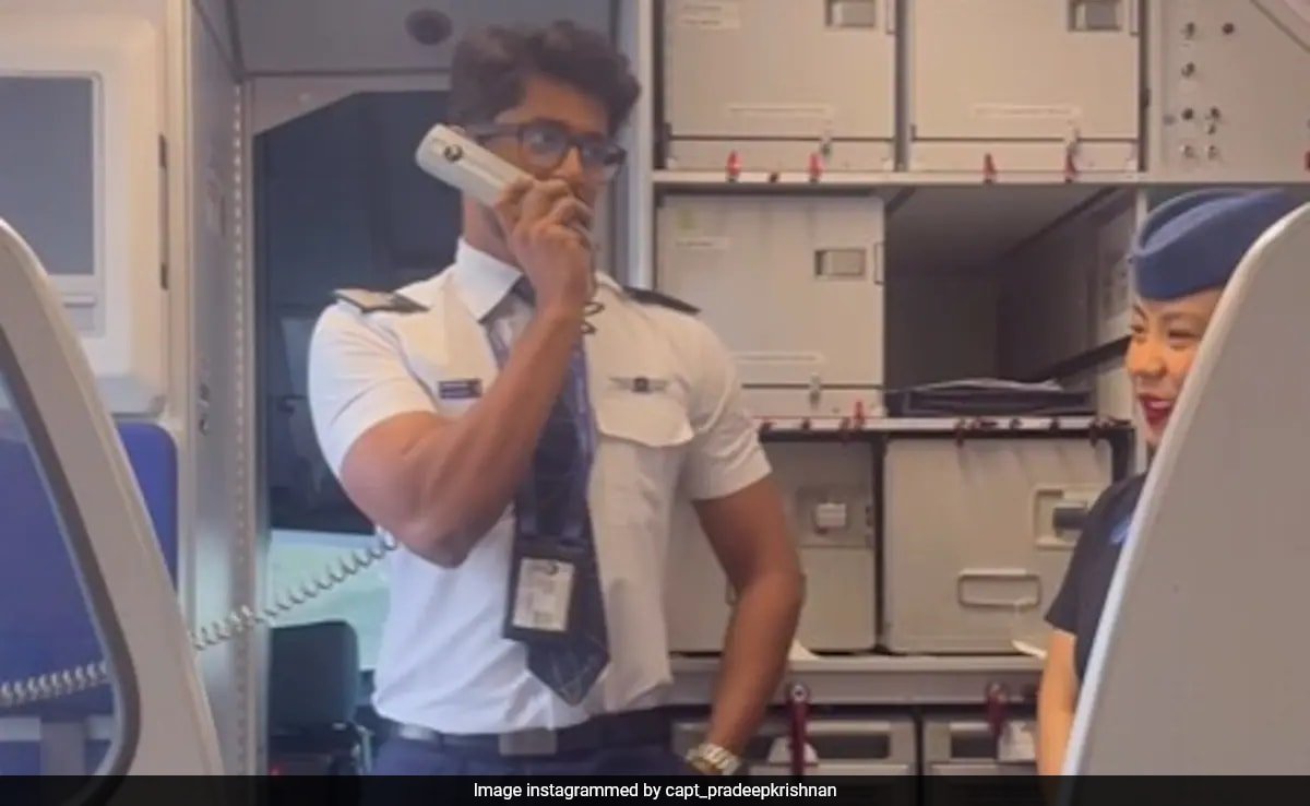 Tamil Pilot’s Greeting On IndiGo Flight Wins Hearts: “Mera Hindi Sundar Hai”