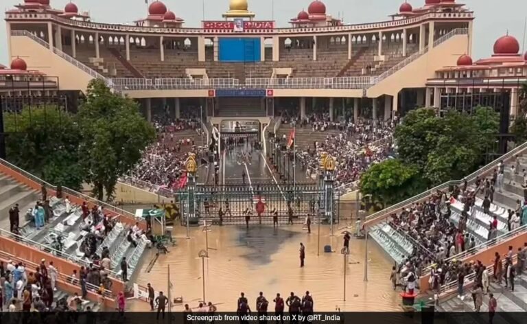 Mercedes Vs Dump Truck: Internet Reacts To Flooding At Pak's Wagah Border