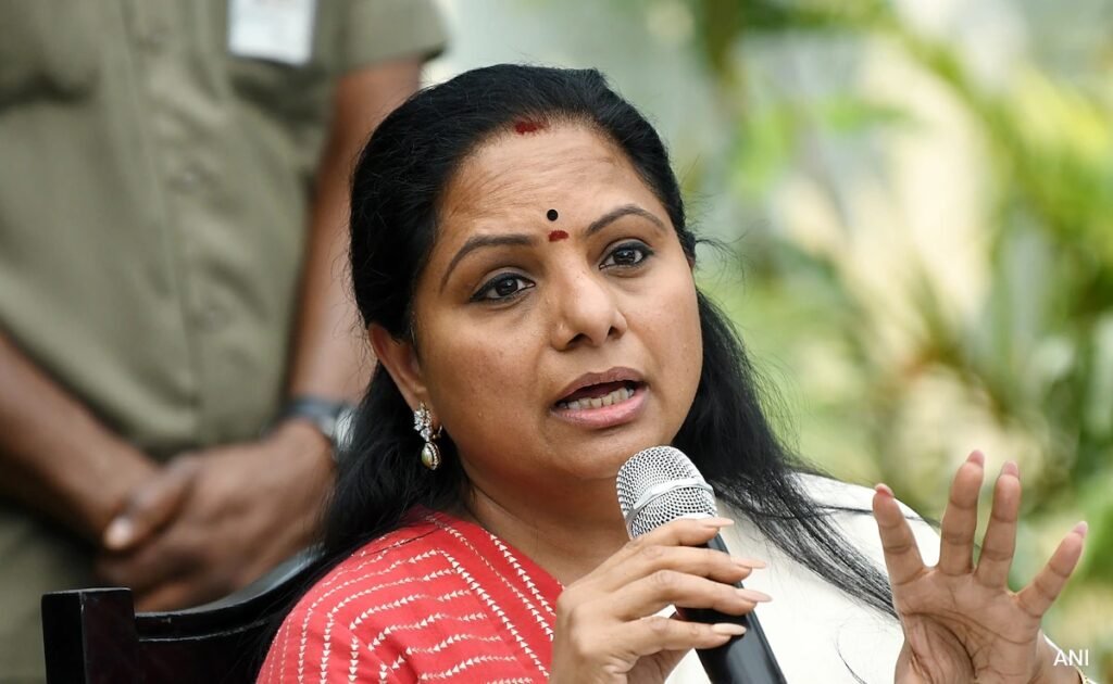 K Kavitha Suspended From BRS By Father K Chandrashekar Rao
