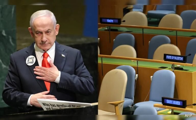 Video: Netanyahu Addresses Empty Chairs As UN Delegates Walk Out In Protest