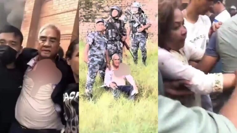 Ex Nepal PM Bleeds, Sits Helplessly On Field After Army Rescues Him, Wife